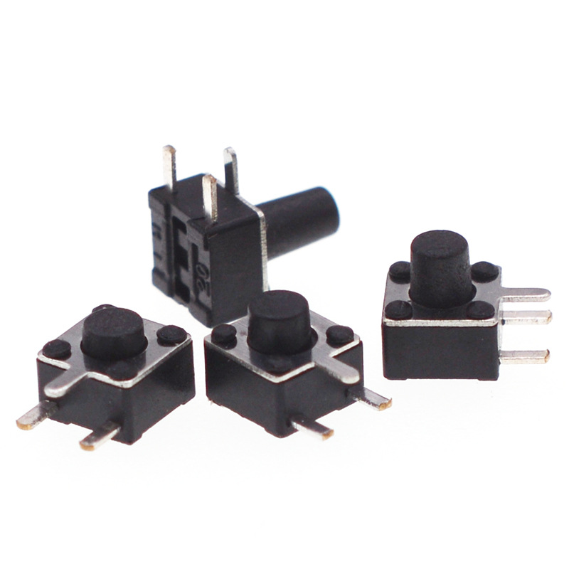 4.5x4.5x3.8-8mm卧式边三脚侧按