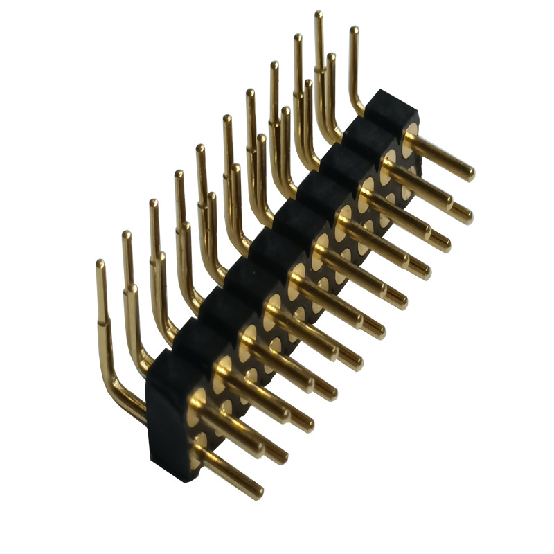 2.54x3.0 双弯圆孔母